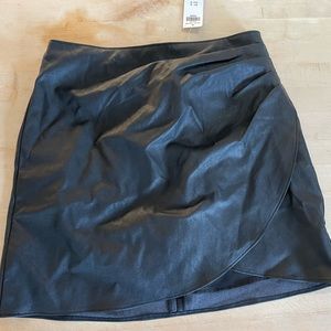 Brand new with tags Abercrombie and fitch leather skirt